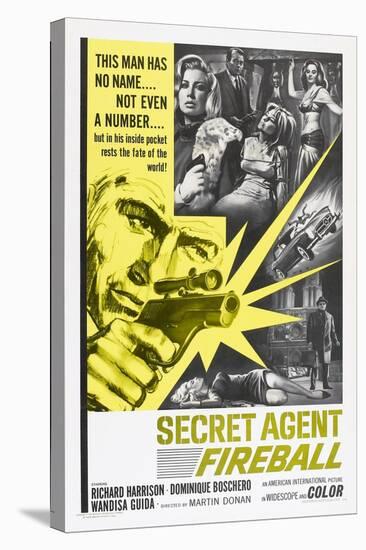 Secret Agent Fireball, 1965-null-Stretched Canvas