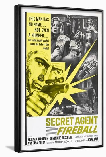 Secret Agent Fireball, 1965-null-Framed Art Print