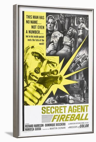 Secret Agent Fireball, 1965-null-Framed Art Print