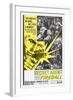 Secret Agent Fireball, 1965-null-Framed Art Print