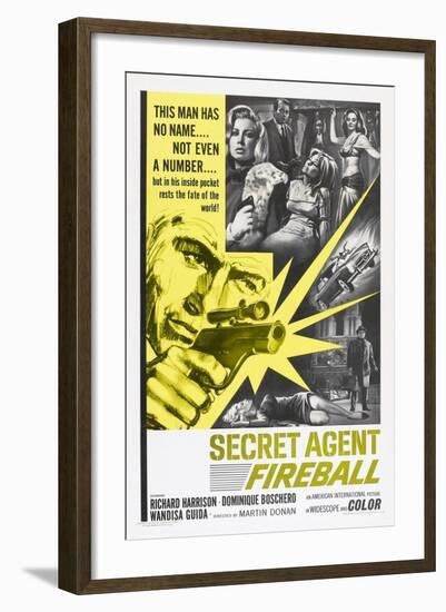 Secret Agent Fireball, 1965-null-Framed Art Print