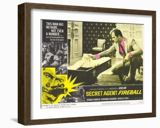 Secret Agent Fireball, 1966-null-Framed Art Print