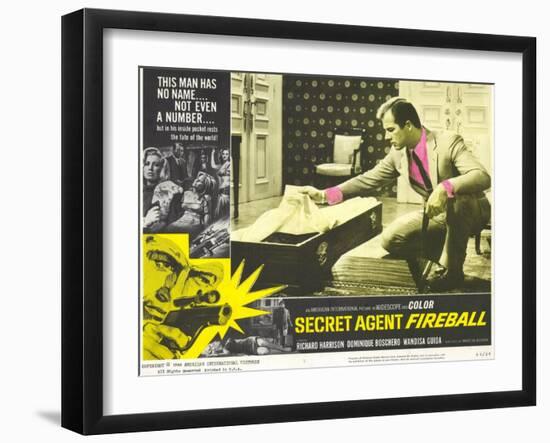 Secret Agent Fireball, 1966-null-Framed Art Print