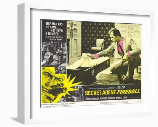 Secret Agent Fireball, 1966-null-Framed Art Print