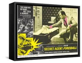 Secret Agent Fireball, 1966-null-Framed Stretched Canvas