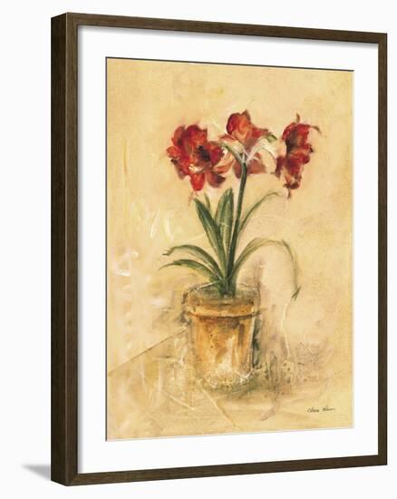 Secret Amaryllis II-Cheri Blum-Framed Art Print