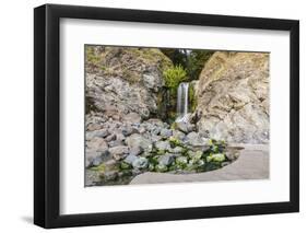 Secret Beach, Oregon, USA. Small creek flowing onto Secret Beach.-Emily Wilson-Framed Photographic Print