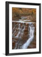 Secret Falls in the Fall, Washington County, Utah, United States of America, North America-James Hager-Framed Photographic Print