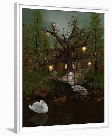 Secret Fantasy House-null-Framed Premium Giclee Print