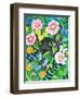 Secret Garden Hidden Cat Art-Isabelle Brent-Framed Photographic Print