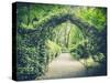 Secret Garden in Vintage Style-lukaszimilena-Stretched Canvas