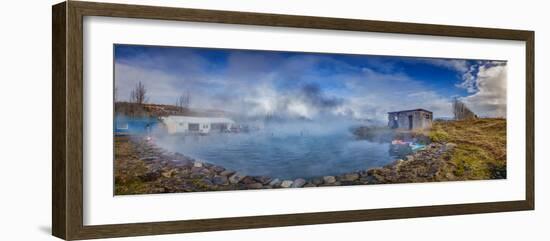Secret Lagoon- Natural Hot Springs, Fludir, Iceland-null-Framed Photographic Print