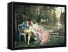 Secret Liaison-Joseph Frederic Soulacroix-Framed Stretched Canvas