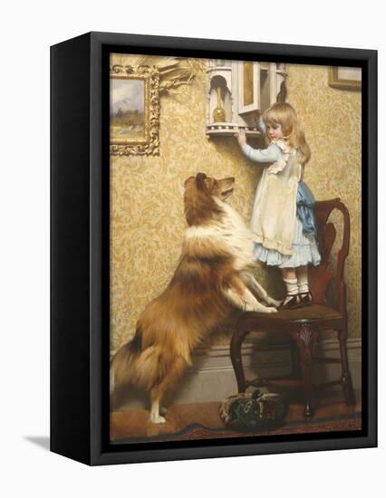 Secret Place-Charles Burton Barber-Framed Stretched Canvas