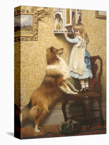 Secret Place-Charles Burton Barber-Stretched Canvas