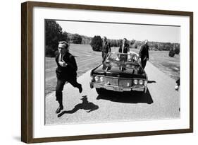 Secret Service Agents in Training, National Aboretum, Washington DC, 1968-Stan Wayman-Framed Photographic Print