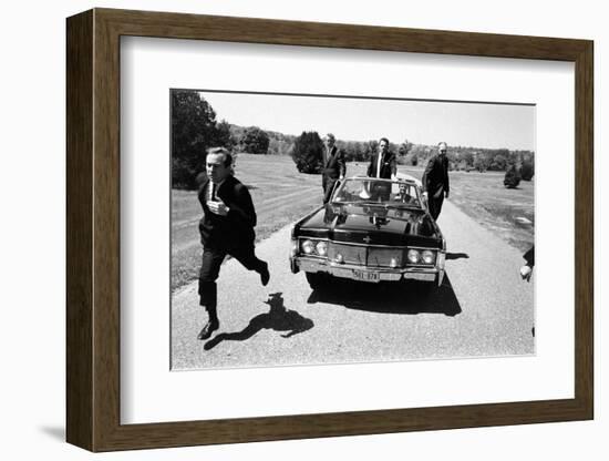 Secret Service Agents in Training, National Aboretum, Washington DC, 1968-Stan Wayman-Framed Photographic Print