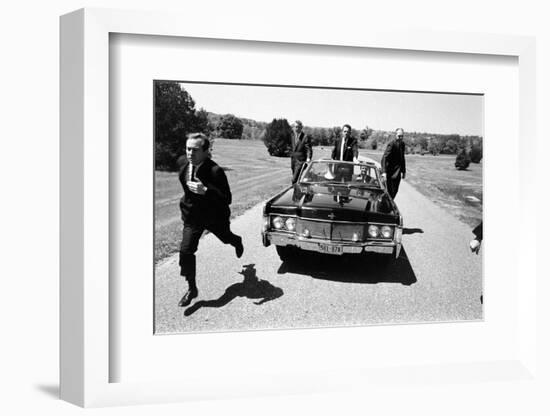 Secret Service Agents in Training, National Aboretum, Washington DC, 1968-Stan Wayman-Framed Photographic Print