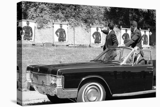 Secret Service Agents in Training, National Aboretum, Washington DC, 1968-Stan Wayman-Stretched Canvas