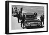 Secret Service Agents in Training Running with Motorcade, Washington DC, 1968-Stan Wayman-Framed Photographic Print