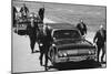 Secret Service Agents in Training Running with Motorcade, Washington DC, 1968-Stan Wayman-Mounted Photographic Print