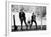 Secret Service Agents Shooting While Instructor Watches, National Arboretum, Washington DC, 1968-Stan Wayman-Framed Photographic Print