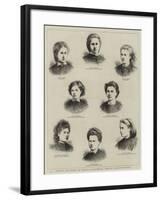 Secret Societies in Russia, Condemned Female Revolutionists-null-Framed Giclee Print
