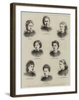 Secret Societies in Russia, Condemned Female Revolutionists-null-Framed Giclee Print