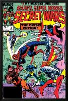 Secret Wars No.3 Cover: Colossus, Nightcrawler, Spider-Man, Wolverine, Storm, Cyclops and X-Men-Mike Zeck-Lamina Framed Poster