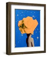 Secret woman _ Orange-Anne Storno-Framed Giclee Print