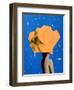 Secret woman _ Orange-Anne Storno-Framed Giclee Print