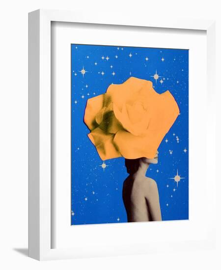 Secret woman _ Orange-Anne Storno-Framed Giclee Print