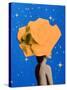 Secret woman _ Orange-Anne Storno-Stretched Canvas