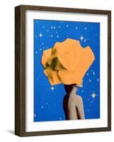 Secret woman _ Orange-Anne Storno-Framed Giclee Print