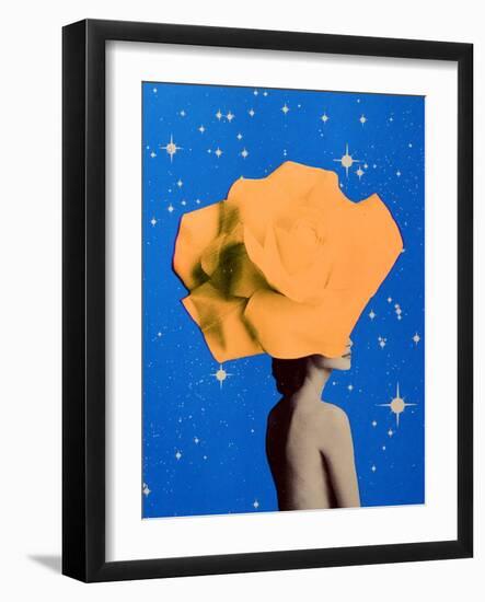 Secret woman _ Orange-Anne Storno-Framed Giclee Print