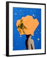 Secret woman _ Orange-Anne Storno-Framed Giclee Print