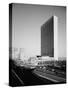 Secretariat Building and Dag Hammarskjold Library at the United Nations Headquarters in New York-null-Stretched Canvas