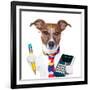 Secretary Dog-Javier Brosch-Framed Photographic Print