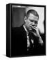 Secretary of Defense, Robert S. Mcnamara, Sitting in His Office-null-Framed Stretched Canvas