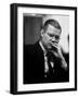 Secretary of Defense, Robert S. Mcnamara, Sitting in His Office-null-Framed Photographic Print