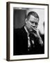 Secretary of Defense, Robert S. Mcnamara, Sitting in His Office-null-Framed Photographic Print