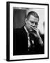 Secretary of Defense, Robert S. Mcnamara, Sitting in His Office-null-Framed Photographic Print