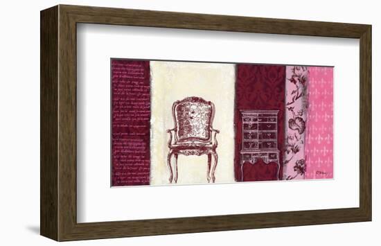 Secretary & Velvet-Anna Flores-Framed Art Print