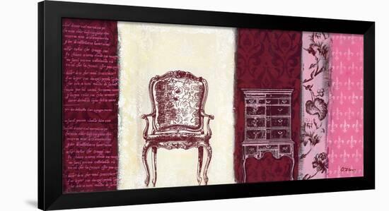 Secretary & Velvet-Anna Flores-Framed Art Print