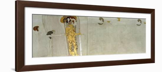 Section from the Beethoven Frieze, 1902-Gustav Klimt-Framed Giclee Print