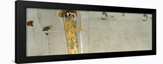 Section from the Beethoven Frieze, 1902-Gustav Klimt-Framed Giclee Print