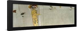 Section from the Beethoven Frieze, 1902-Gustav Klimt-Framed Giclee Print