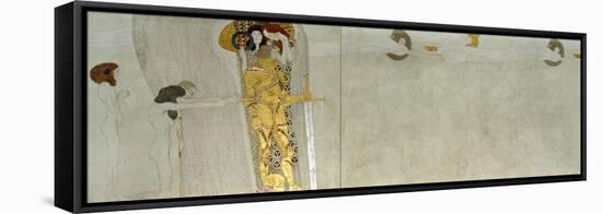 Section from the Beethoven Frieze, 1902-Gustav Klimt-Framed Stretched Canvas