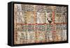 Section from the Mayan Troano Codex, 15th Century-null-Framed Stretched Canvas