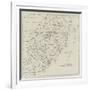 Section of a Map of South Africa-null-Framed Giclee Print